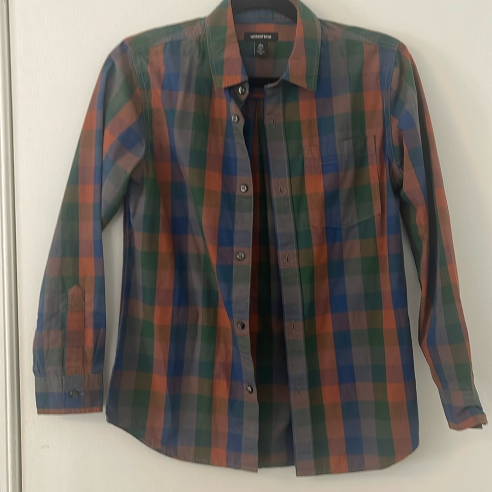 Nordstrom Boys Size 10/12 ( Large) button down shirt